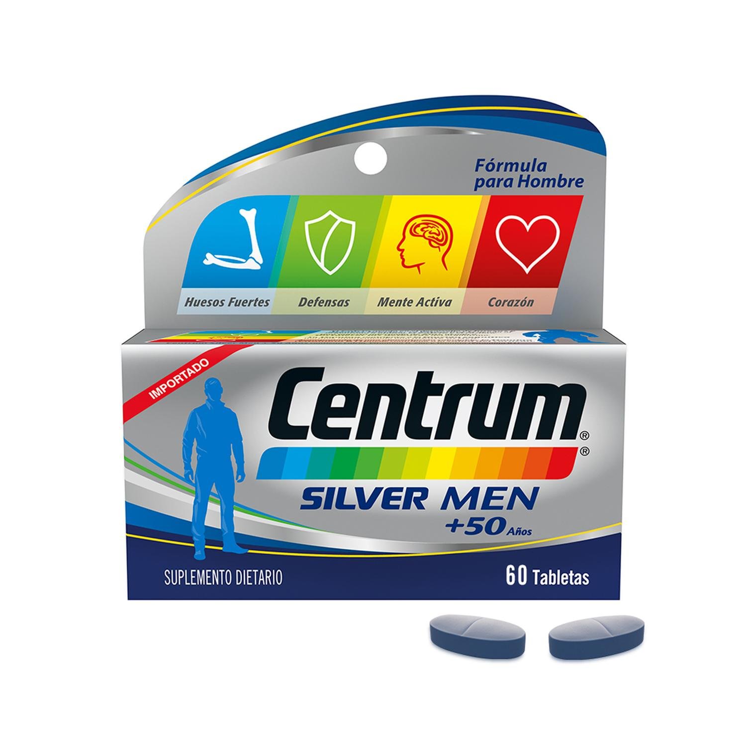 66251911 Centrum Gender Silver + 50 Men X 60 - Image 1
