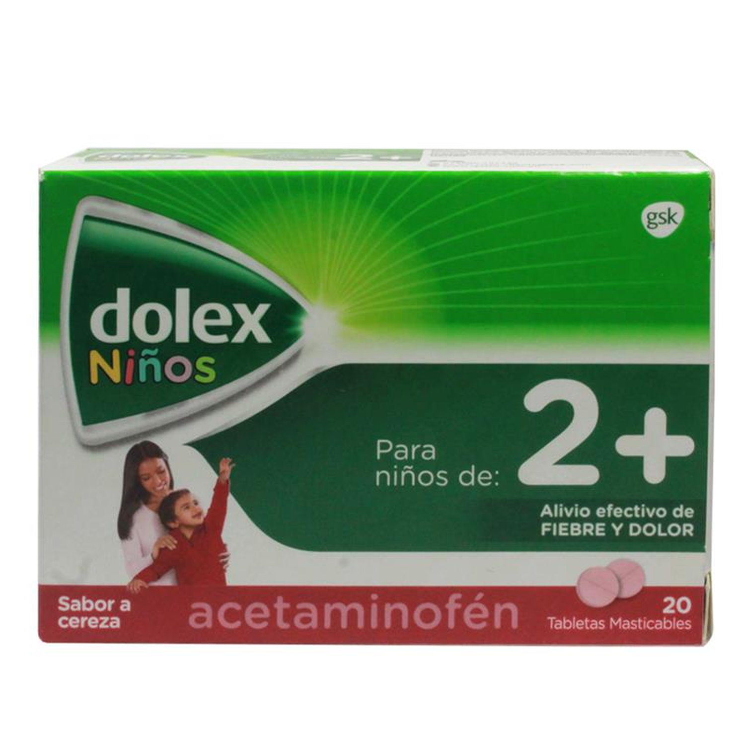 7451079000874 Dolex Niños 20 Tabs - Image 1