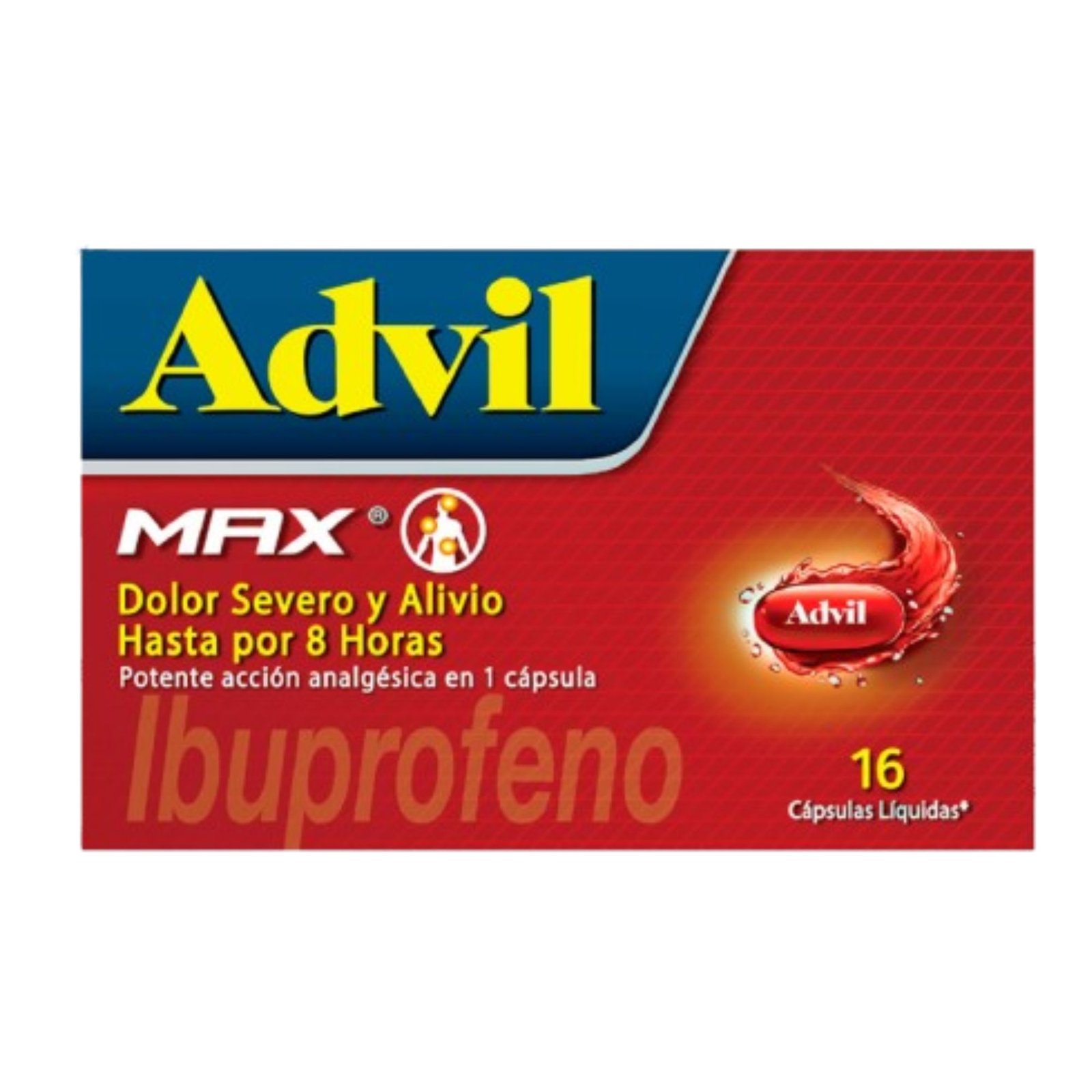 7702132004330 Advil Max Frasco X 16 Capsulas - Image 1
