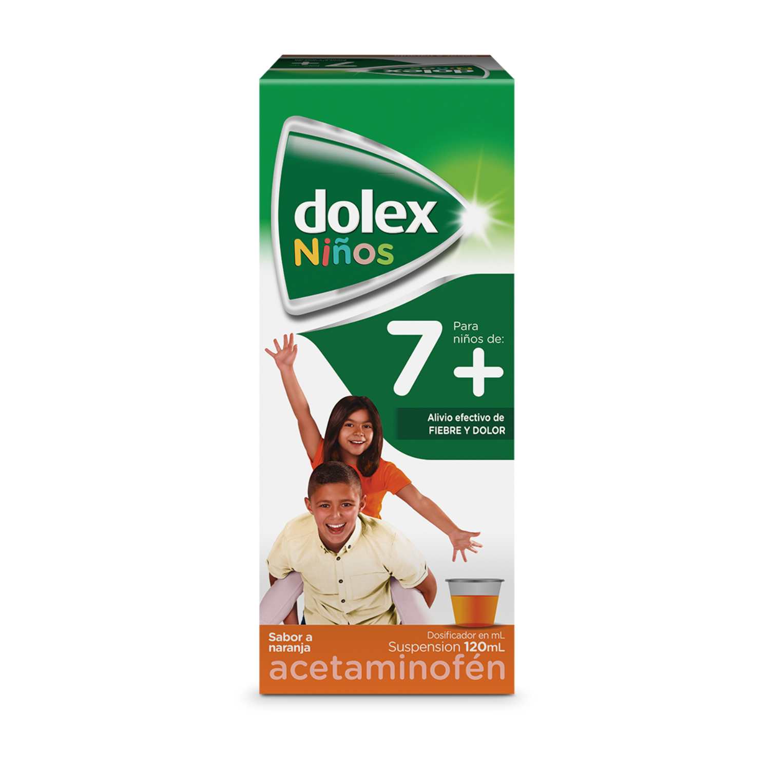 bf2a1e4a-28f3-41a1-992e-a92a014bc367 Dolex Ninos Acetaminofen Suspension 7+ Años 120ml - Image 1