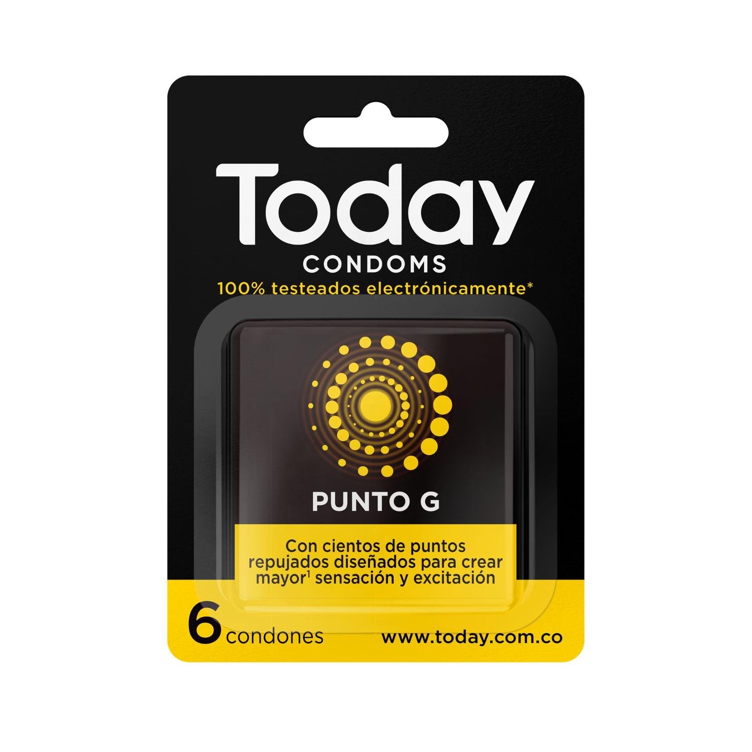 68838964 Today Condoms Punto G x6 Unidades - Image 1