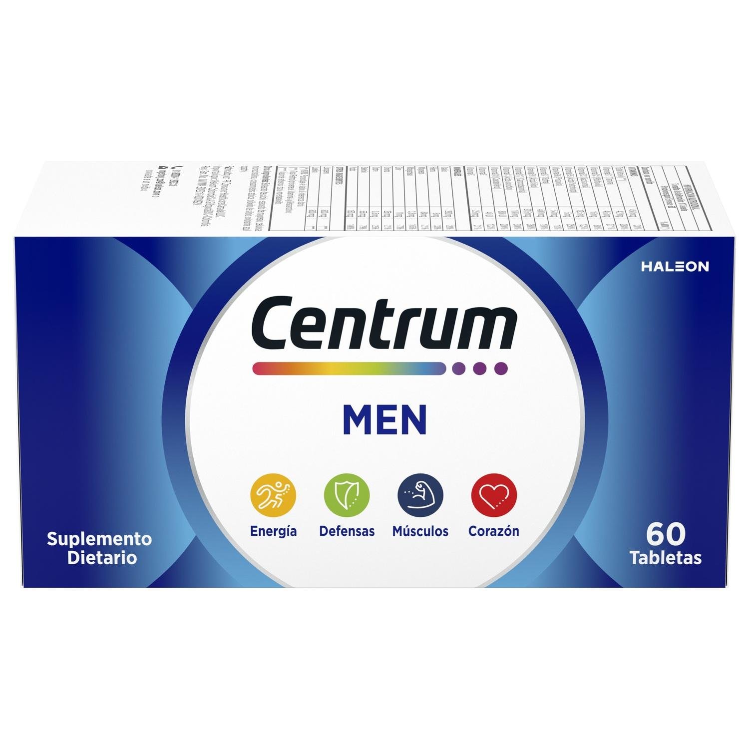 68816047 Centrum Hombre Multivitamínico x60 Comprimidos - Image 1