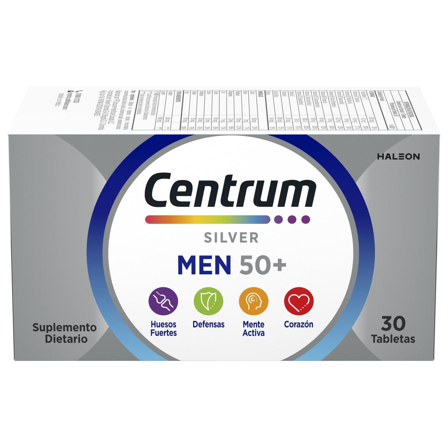68816030 Centrum Hombre 50+ Multivitamínico x30 Comprimidos - Image 1