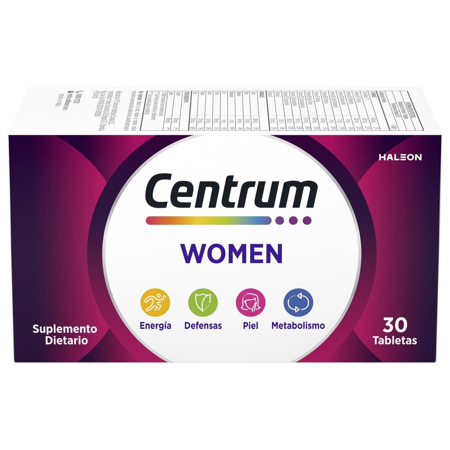 68815948 Centrum Mujer Multivitamínico x30 Comprimidos - Image 1